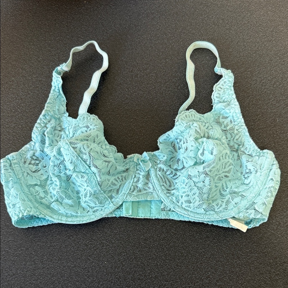Lace Underwire Bra in Seafoam Green 90’s